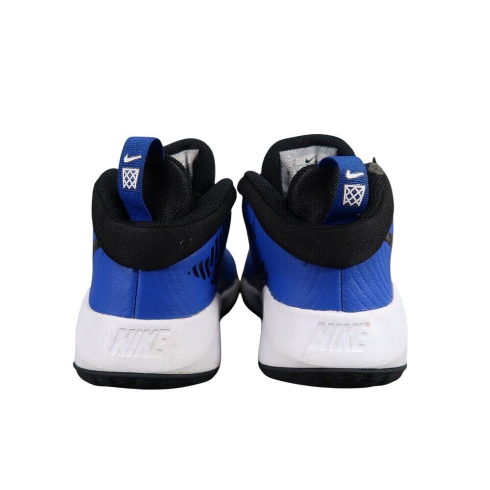 Nike Shoes Kids 4 Sneaker Team Hustle D9 GS Athletic Trainer Basketball Blue Mid - Picture 7 of 14
